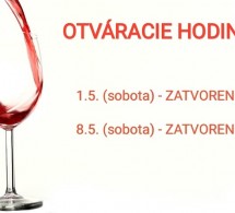 Otváracie hodiny počas sviatkov