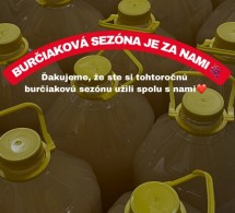 Burčiaková sezóna je za nami!