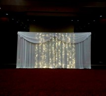 Svetelná stena na svadbu