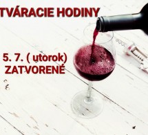 otváracie hodiny 5.7.2022