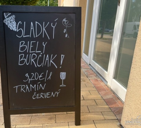 Oznam Pre milovníkov sladkého burčiaku!