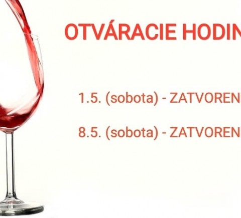 Otváracie hodiny počas sviatkov