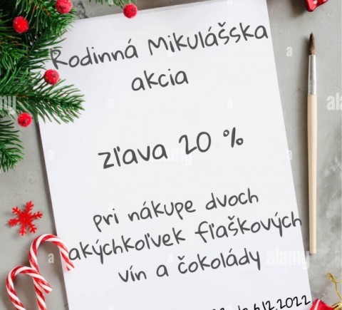 Rodinná Mikulášska zľava