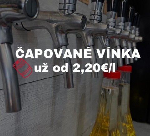 VÍNKO UŽ OD 2,20 €/L