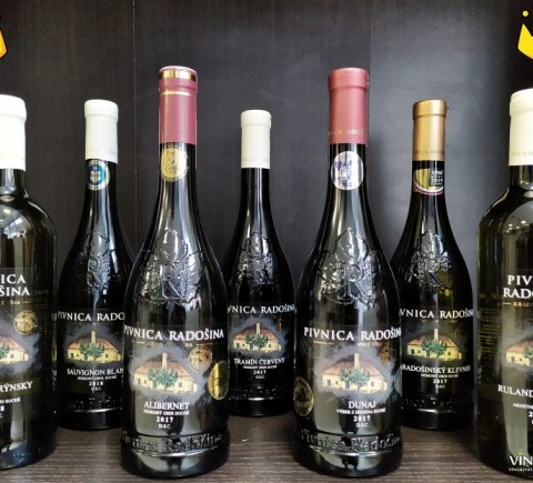 Fľaškové vína Pivnica Radošina