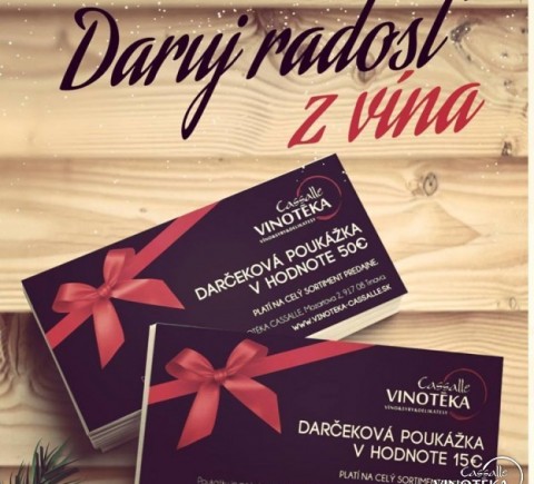 Darčekové poukážky