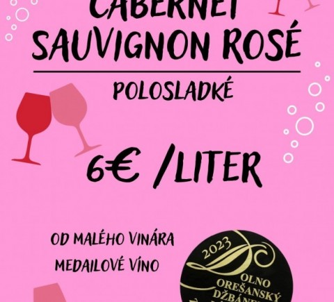 Limitovaná edícia - Cabernet Sauvignon Rosé